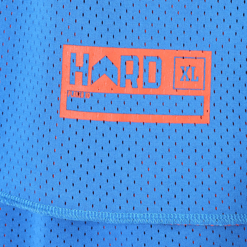 мужская синяя майка Hard Двухсторонняя  Hard blue/orange-1 - цена, описание, фото 8